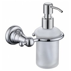 Дозатор для жидкого мыла настенный (стекло) Kaiser KH-2210 хром