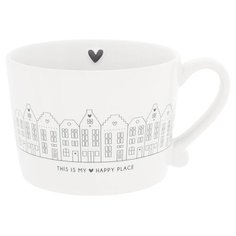 Чашка "White Houses Black" Bastion Collections