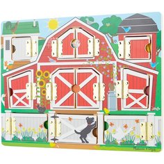 Бизиборд Melissa & Doug Ферма красный/зеленый/белый