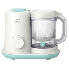 Блендер-пароварка Philips AVENT SCF862 белый/голубой