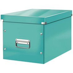 Leitz Короб архивный Click & store WOW L А4, ламинированный картон бирюзовый