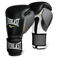 Боксерские перчатки Everlast Powerlock черный/серый 14 oz