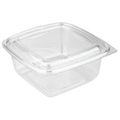 Стиролпласт Контейнеры одноразовые пластиковые, 1000 мл, 75 шт., прозрачный