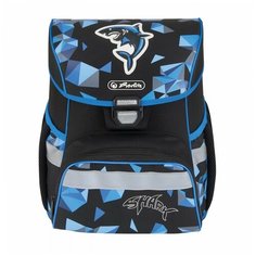 Herlitz Ранец Loop Shark (50025886), черный/синий