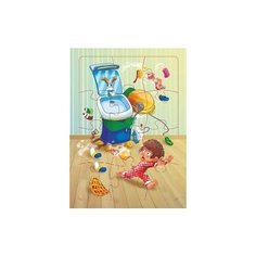 Пазл "Будь чистюлей!", 12 деталей Учитель