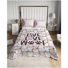 Покрывало стеганое Сирень 1,5-спальное 20458 (145*210 см.)