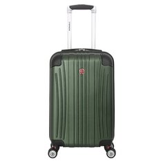 Чемодан WENGER Ridge, цвет зелёный, АБС-пластик, 34х25,5х54 см , 31л + сумка Wenger MR-6171646154.pod