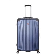 Чемодан WENGER Ridge, цвет синий , АБС-пластик, 49,5х30,5х75 см , 92л + сумка Wenger MR-6171003177.pod