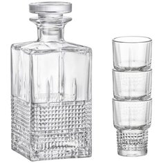 Набор для ликера 6 рюмок и штоф BARTENDER Bormioli Rocco 122127SS8021990