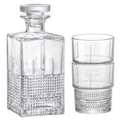 Набор для виски 6 стаканов и штоф BARTENDER Bormioli Rocco 122136SS8021990