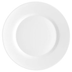Тарелка обеденная 25 см белая Toledo Bormioli Rocco 400810FN9321990