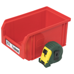 Ящик пластиковый 3,8л С-2-2 красный Старкит