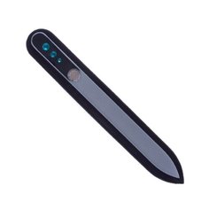 BOHEMIA Пилка для ногтей в чехле, Стекло, 140 мм, 3 страза