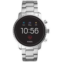 Умные часы FOSSIL Gen 4 Smartwatch Explorist HR (stainless steel), silver