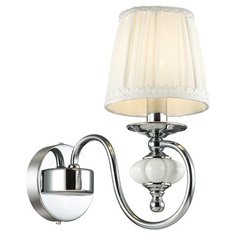 Бра Odeon Light "MEDEA", Е14, 1x40 W (хром/керамика/белый)