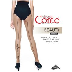Колготки Conte Elegant Fantasy Beauty, 20 den, размер 4, nero (черный)