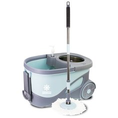 Швабра и ведро с центрифужным отжимом PROFFI HOME PH9094 (в комплекте 2 насадки) 12 л