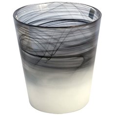 93-847-ф138/h150 "Кашпо Бальзамин" алеб.чрн./С Nina Glass