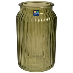92-022-20 см. Ваза "Реана" проз. крш. зел. 375С Nina Glass