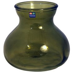 92-024 Ваза Дана проз. крш. зел. 375С Nina Glass