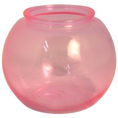 92-006-1 Ваза"Зара"проз. крш. роз. флуоресцент. Nina Glass