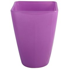 91-022-ф125/h170 Кашпо "Холли" проз.крш.сир.522 Nina Glass