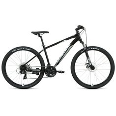 Велосипед FORWARD APACHE 27,5 2.2 S disc (рост 21" 21ск.) 2020-2021, черный/серый