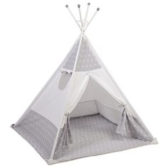 Палатка-вигвам детская Polini kids Звёзды, серый