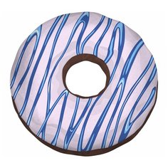 Декоративная подушка флис 40 см Пончик sfer.tex 1713476