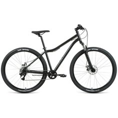 Велосипед FORWARD SPORTING 29 2.2 disc (рост 17" 8ск.) 2020-2021, черный/темно-серый