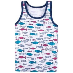 Майка Bossa Nova размер 28, белый/голубой