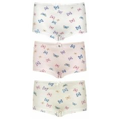 Трусики BAYKAR 3 шт., размер 98/104, белый/молочный/персиковый
