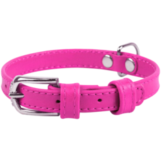 Ошейник COLLAR Glamour без украшений 3270 27-36 см розовый