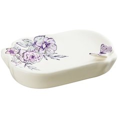 Мыльница настольная керамика, Butterfly Fora