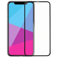 Полноэкранное защитное стекло для телефона Apple iPhone X, iPhone XS и iPhone 11 Pro / Ударопрочное стекло на смартфон Эпл Айфон Х, Айфон ХС и Айфон 11 Про / Закаленное стекло для Айфон 10 с олеофобным покрытием на весь экран / Full Glue Premium Glass Pastila