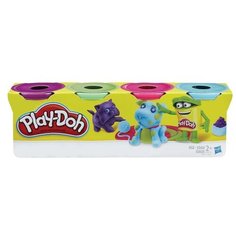 Пластилин PLAY-DOH Hasbro, 4 цвета, 546 г, баночки в коробке, B5517