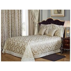 Комплект с покрывалом Asabella 36BX-4H / 38BX-4H / 40BX-4H / 48BX-4H / 49BX-4H / 50BX-4H, 260 х 260 см, золотистый