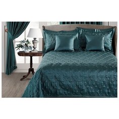 Комплект с покрывалом Asabella 65BX-4H, 260 х 260 см, темно-изумрудный