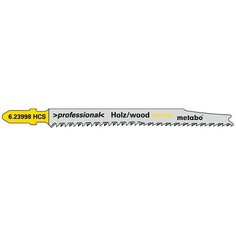 Пилки по дереву T308B (93x2.2 мм, HCS, 5 шт.) Metabo 623998000