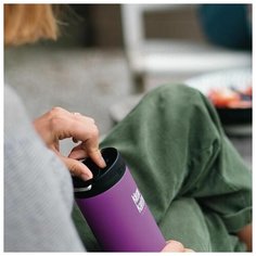 Термокружка Klean Kanteen TKWide Cafe Cap 12oz (355 мл) Brushed Stainless