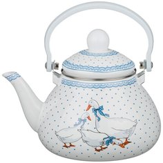 Чайник Agness эмалированный с фильтром из нжс 1,3 л. (934-346)