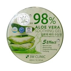 Гель универсальный АЛОЭ Aloe Vera Soothing Gel 98% 3W CLINIC