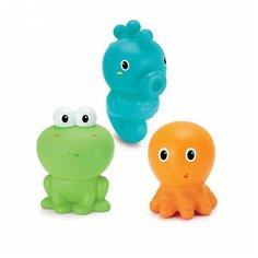 Набор для ванной Infantino Фигурки для купания(305088) синий/зеленый/оранжевый