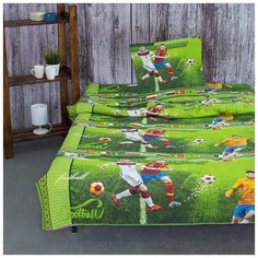 Детское постельное белье Элегия 110x147. Комплект: Футболисты