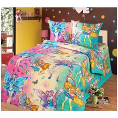 Комплект постельного белья Элегия Волшебницы 1,5 спальный, Бязь, наволочки 70x70