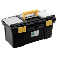 Ящик с органайзером FIT 65572 41x22x19.5 см 16 черный/желтый F.It