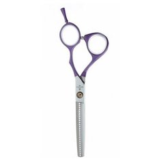 Парикмахерские ножницы DEWAL COLOR STEP филировочные 28 зубцов 5,5", фиолетовые