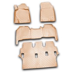 Коврики в салон полиуретановые (бежевые) Element NLC2907212K Lexus LX 3 поколение (570) [2007-2012]