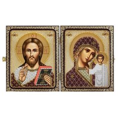 СЕ7200 Набор для вышивания бисером Нова Слобода Христос Спаситель и Пресв. Богородица Казанская 23x14,2см Nova Sloboda