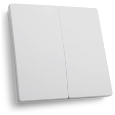 Выключатель беспроводной FERON, TM82 SMART, 230V, 500W, двухклавишный, белый